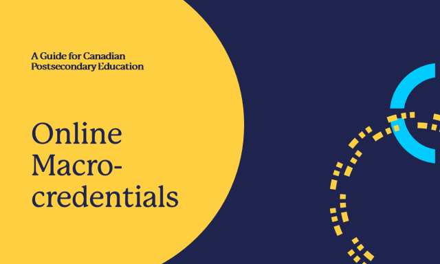 A Guide for Canadian Postsecondary Education: Online Macro-credentials