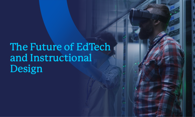 Title of blog post discussing future of edtech and instructional design